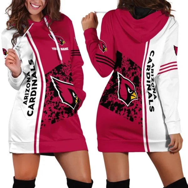 Royal Horns Hoodie Dress For Women, Graphic Fan Hoodie Dress PTHDDAC01