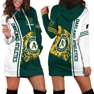 Together in Sport Hoodie Dress, Pullover Hoodie Dress Women For Baseball Fans PTHDD000MLB092025AT