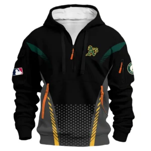 Game Day Tradition Hoodie Half Zip 3D Print, Sporty Fan Half-Zip Hoodie PTHDF000MLB091225AT