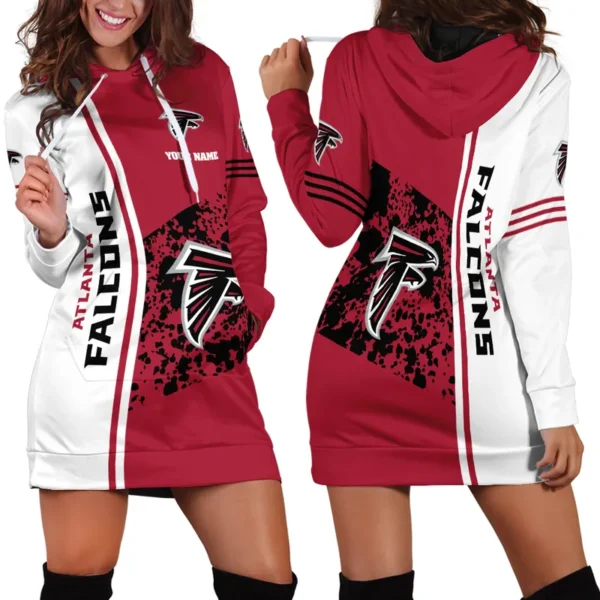 Game Day Fliers Hoodie Dress For Women, Streetwear Women's Hoodie Dress PTHDDAF01