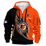 Timeless Fan Spirit Hoodie Half Zip 3D Print, Game Ready Half-Zip Hoodie PTHDF000MLB091625BO