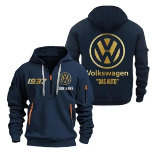 Compact Vehicle Hoodie Half Zipper, Exclusive Logo Hoodie For Compact Vehicle Enthusiasts CAR019