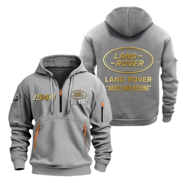 Hoodie Half Zipper Exclusive Logo Gift For Outdoor Lifestyle Vehicle Enthusiasts CAR019 - Image 3