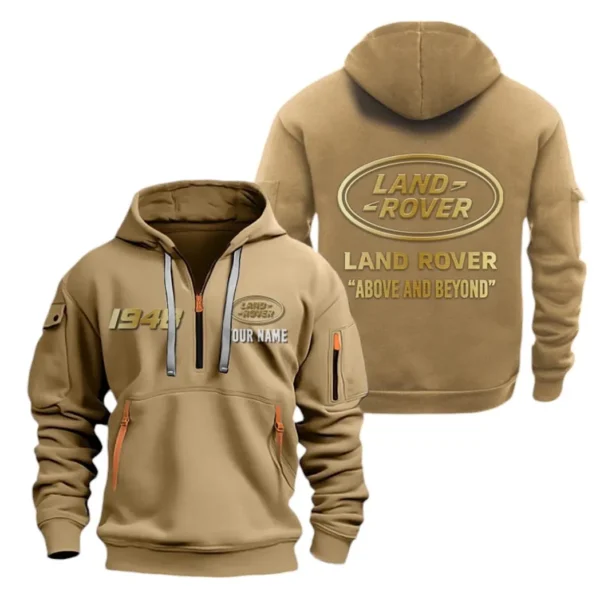 Hoodie Half Zipper Exclusive Logo Gift For Outdoor Lifestyle Vehicle Enthusiasts CAR019 - Image 4