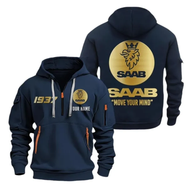 Rugged Terrain Auto Hoodie Half Zipper, Exclusive Logo Hoodie For Rugged Terrain Auto Enthusiasts CAR019