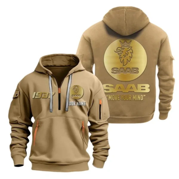Rugged Terrain Auto Hoodie Half Zipper, Exclusive Logo Hoodie For Rugged Terrain Auto Enthusiasts CAR019 - Image 4