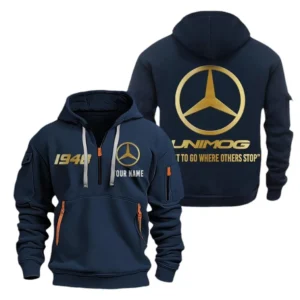 Expedition Vehicle Hoodie Half Zipper, Exclusive Logo Hoodie For Expedition Vehicle Enthusiasts CAR019