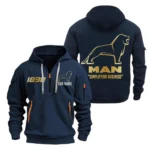 Hoodie Half Zipper Exclusive Logo Gift For European Heavy Truck Enthusiasts CAR019