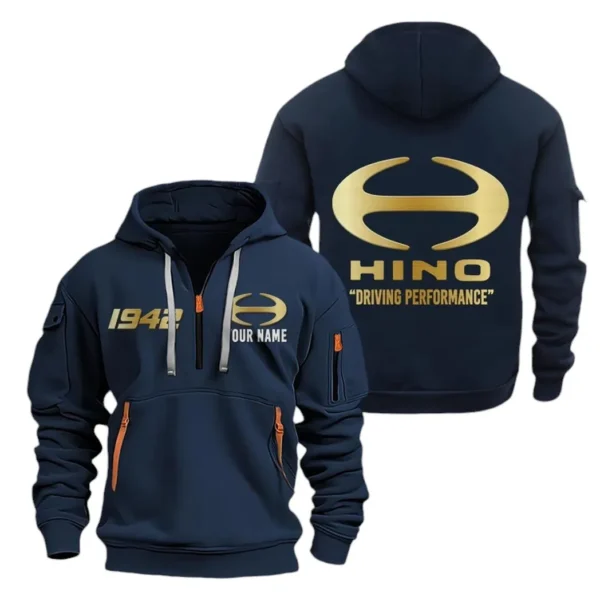 Classic Semi Hoodie Half Zipper, Exclusive Logo Hoodie For Classic Semi Enthusiasts CAR019