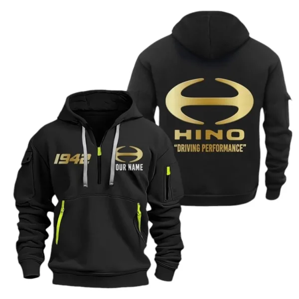 Classic Semi Hoodie Half Zipper, Exclusive Logo Hoodie For Classic Semi Enthusiasts CAR019 - Image 2