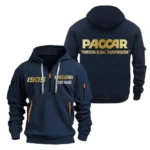 Hoodie Half Zipper Exclusive Logo Gift For Big Rig Hauler Enthusiasts CAR019