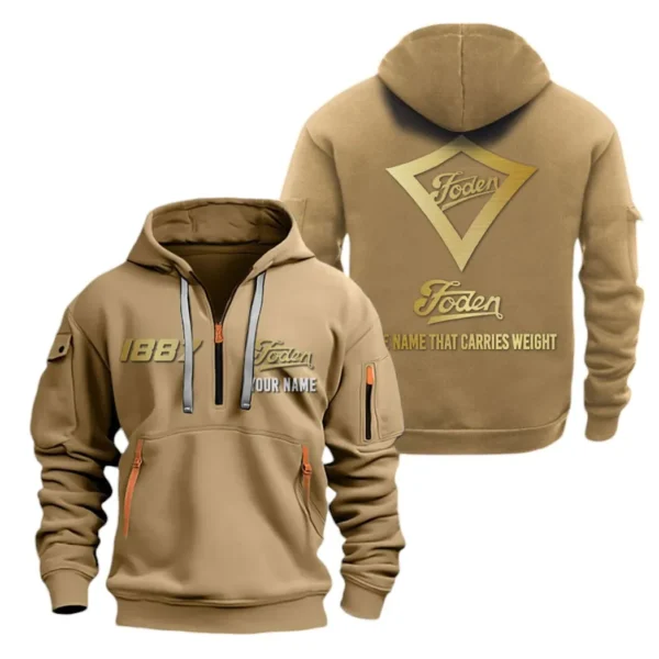 Hoodie Half Zipper Exclusive Logo Gift For Heavy Duty Truck Enthusiasts CAR019 - Image 4