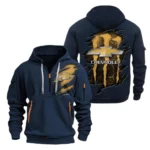 Popular US Car Hoodie Half Zipper, Exclusive Logo Hoodie For Popular US Car Enthusiasts CAR021