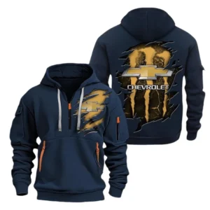 Popular US Car Hoodie Half Zipper, Exclusive Logo Hoodie For Popular US Car Enthusiasts CAR021