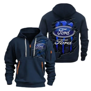 High-Performance Vehicle Hoodie Half Zipper, All Over Print Hoodie Gift For High-Performance Vehicle Enthusiasts CAR021