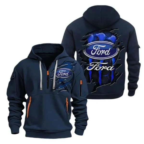 High-Performance Vehicle Hoodie Half Zipper, All Over Print Hoodie Gift For High-Performance Vehicle Enthusiasts CAR021
