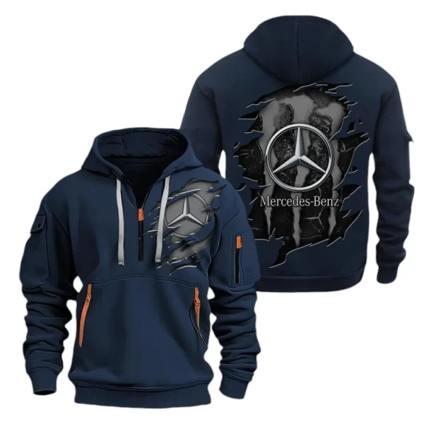 Hoodie Half Zipper Exclusive Logo Gift For Luxury Ride Enthusiasts CAR021