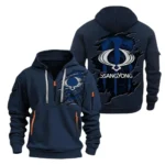 Utility Vehicle Hoodie Half Zipper, All Over Print Hoodie Gift For Utility Vehicle Enthusiasts CAR021