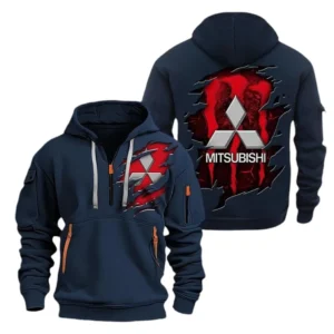 Compact Sedan Hoodie Half Zipper, Exclusive Logo Hoodie For Compact Sedan Enthusiasts CAR021
