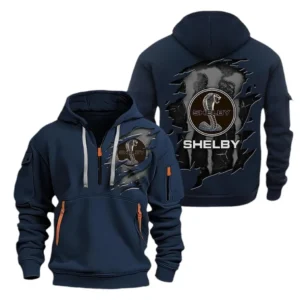 Sport Utility Vehicle Hoodie Half Zipper, Exclusive Logo Hoodie For Sport Utility Vehicle Enthusiasts CAR021