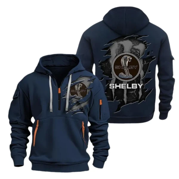 Sport Utility Vehicle Hoodie Half Zipper, Exclusive Logo Hoodie For Sport Utility Vehicle Enthusiasts CAR021