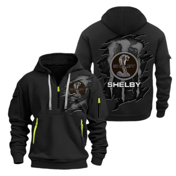 Sport Utility Vehicle Hoodie Half Zipper, Exclusive Logo Hoodie For Sport Utility Vehicle Enthusiasts CAR021 - Image 2