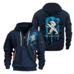 Hoodie Half Zipper Exclusive Logo Gift For French Auto Enthusiasts CAR021