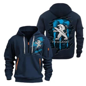 Hoodie Half Zipper Exclusive Logo Gift For French Auto Enthusiasts CAR021