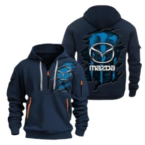 Rotary Legend Hoodie Half Zipper, Exclusive Logo Hoodie For Rotary Legend Enthusiasts CAR021