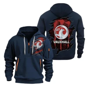 Hoodie Half Zipper Exclusive Logo Gift For British Car Enthusiasts CAR021