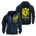 Hoodie Half Zipper Exclusive Logo Gift For Supercar Enthusiasts CAR021