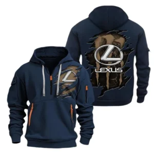 Luxury SUV Hoodie Half Zipper, Exclusive Logo Hoodie For Luxury SUV Enthusiasts CAR021