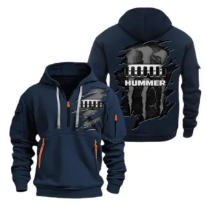 Rugged Utility Auto Hoodie Half Zipper, Exclusive Logo Hoodie For Rugged Utility Auto Enthusiasts CAR021
