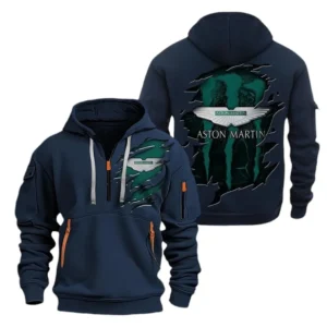 Luxury Sports Car Hoodie Half Zipper, Exclusive Logo Hoodie For Luxury Sports Car Enthusiasts CAR021