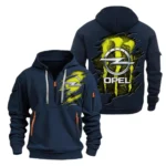 German Compact Car Hoodie Half Zipper, All Over Print Hoodie Gift For German Compact Car Enthusiasts CAR021