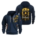 Luxury Car Hoodie Half Zipper, All Over Print Hoodie Gift For Luxury Car Enthusiasts CAR021