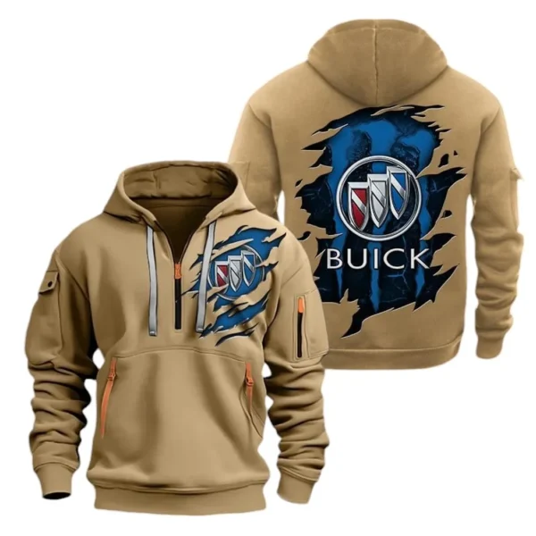 Hoodie Half Zipper Exclusive Logo Gift For Prestige Car Enthusiasts CAR021 - Image 4