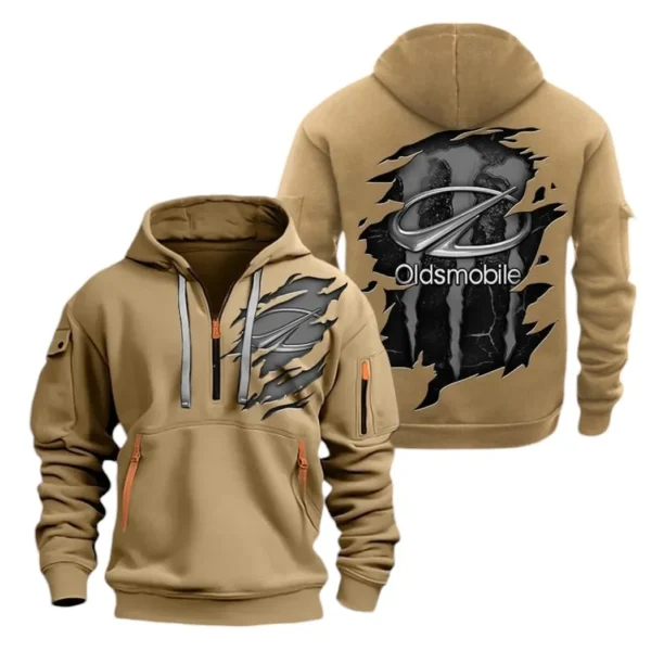 Grand Touring Car Hoodie Half Zipper, Exclusive Logo Hoodie For Grand Touring Car Enthusiasts CAR021 - Image 4