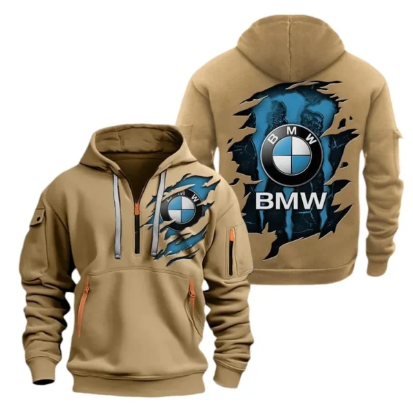 Hoodie Half Zipper Exclusive Logo Gift For Premium Crossover Enthusiasts CAR021 - Image 4