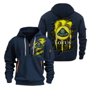 Sports Car Hoodie Half Zipper, Exclusive Logo Hoodie For Sports Car Enthusiasts CAR021