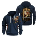 Sports Car Hoodie Half Zipper, Exclusive Logo Hoodie For Sports Car Enthusiasts CAR021