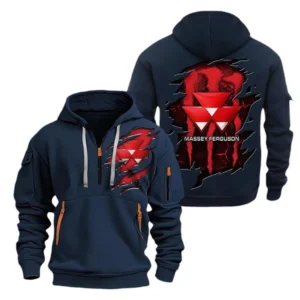 Hoodie Half Zipper Exclusive Logo Gift For High-Performance Tractor Enthusiasts CAR032