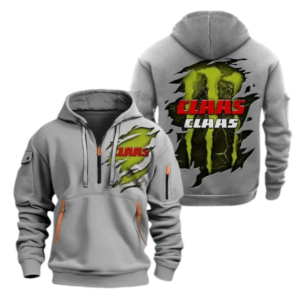 Modern Combine Hoodie Half Zipper, Exclusive Logo Hoodie For Modern Combine Enthusiasts CAR032 - Image 3