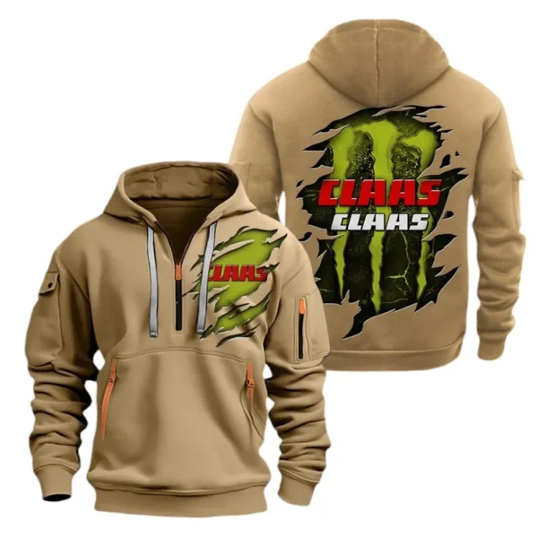 Modern Combine Hoodie Half Zipper, Exclusive Logo Hoodie For Modern Combine Enthusiasts CAR032 - Image 4