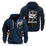 Hoodie Half Zipper Exclusive Logo Gift For Compact Loader Enthusiasts CAR032