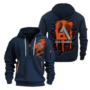 Farm Tractor Hoodie Half Zipper, Exclusive Logo Hoodie For Farm Tractor Enthusiasts CAR032