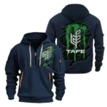Hoodie Half Zipper Exclusive Logo Gift For Utility Farm Tractor Enthusiasts CAR032