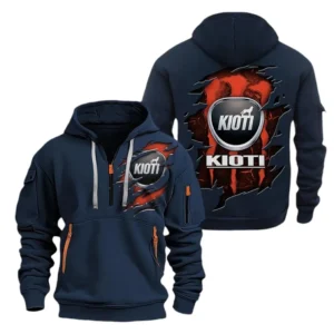 Hoodie Half Zipper Exclusive Logo Gift For Utility Tractor Enthusiasts CAR032