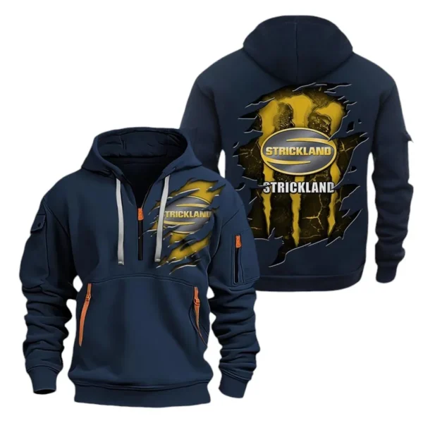 Hoodie Half Zipper Exclusive Logo Gift For Heavy Farm Equipment Enthusiasts CAR032