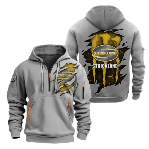 Hoodie Half Zipper Exclusive Logo Gift For Heavy Farm Equipment Enthusiasts CAR032 - Image 3